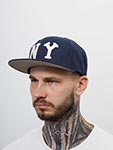 Бейсболка AMERICAN NEEDLE арт. 21006B-NBY New York Black Yankees Archive 400 NL (темно-синий)